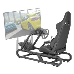 VEVOR Racing Wheel Stand For Logitech G923/G920/G29, Heavy Duty Steel Driving Simulator Cockpit-Thrustmaster T248P