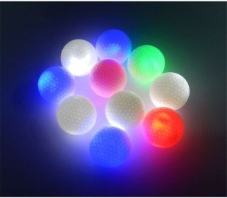 Led Golf Ball Flashing Ball Golf Supplies (Option: Multicolor)